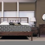 Durham Furniture Soma Asian Bedroom Set with Low Panel Footboard .