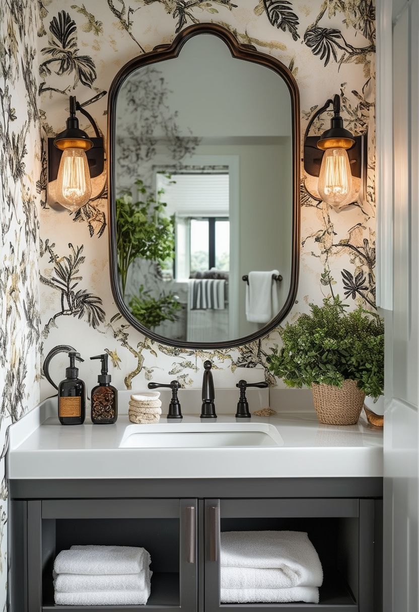 Refined Retreats: Stylish Powder Room Makeover Ideas for a Classy Update