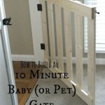 How to Build a 10 Minute Baby/Pet Gate | Home projects, Home diy .