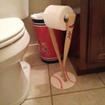 Cardinals. Baseball. Toilet roll holder. Bathroom accessory .