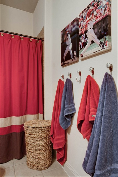 Extreme Interior Design: Sports Meet Bathroom Decor | Boys .