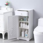 Bathroom Kitchen Storage Cabinet, Storage Cabinet w/ Doors, Drawer .