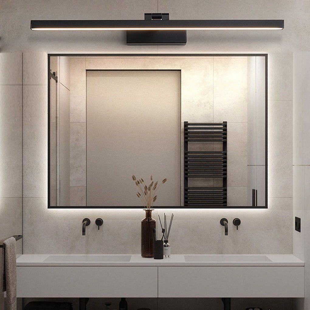 Boost ambiance with bathroom mirror
  lights