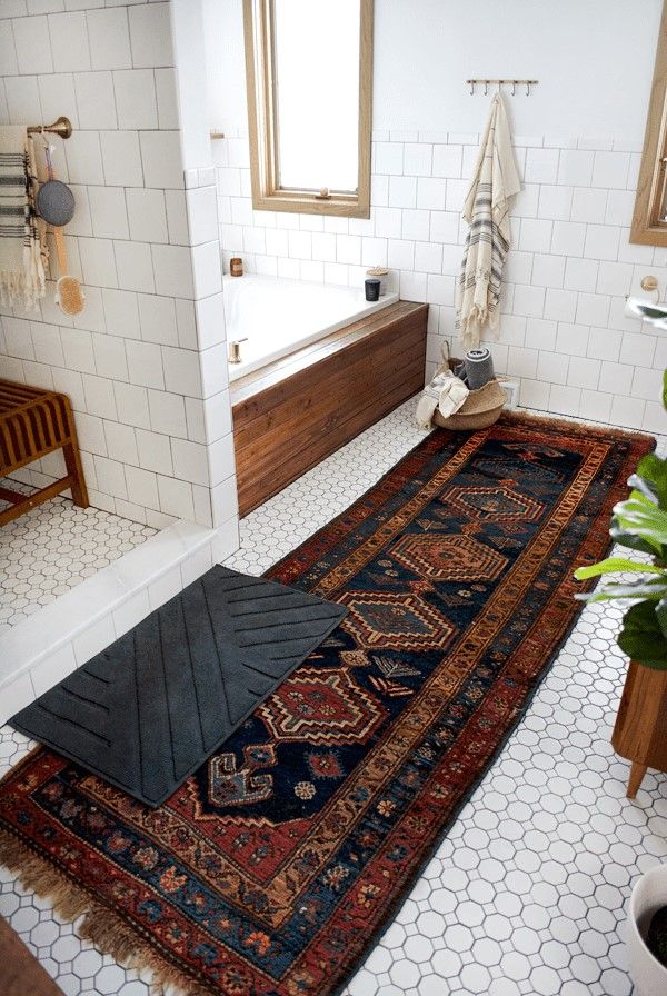 Bathroom rugs for decor