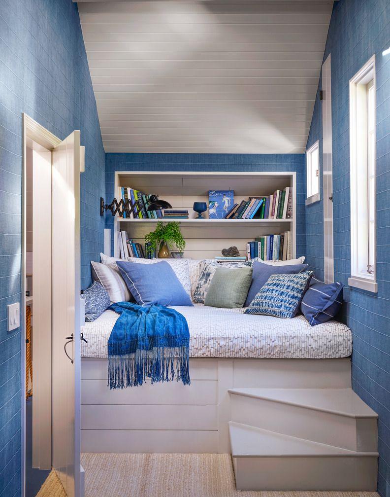 Consider a small reading nook for relaxation ​in your minimalist bedroom