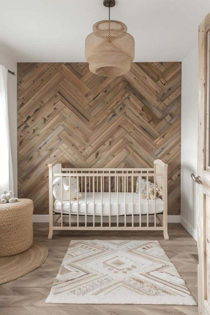 Rustic wood ⁤accents add⁤ character to a ⁤cozy Boy Nursery retreat