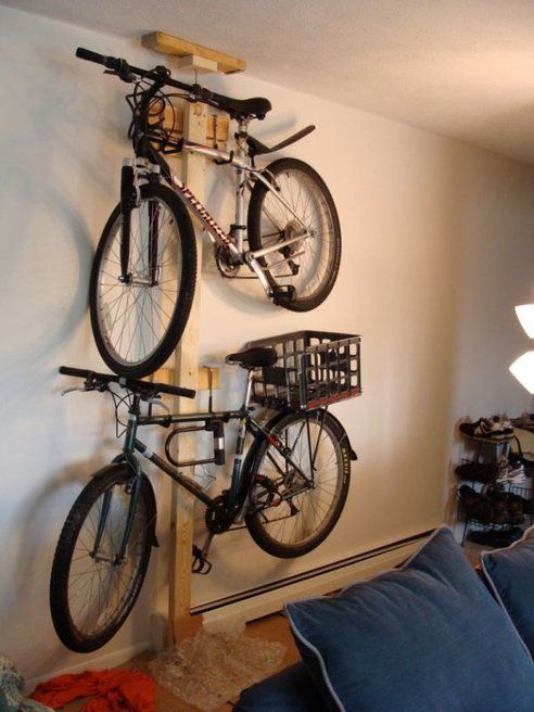 Hang Your Bike On The Wall With Mike Sapak's DIY Bike Rack | Diy .