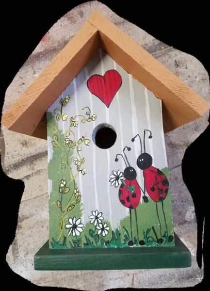 54+ Ideas painting bird houses ideas nest box | Bird houses .