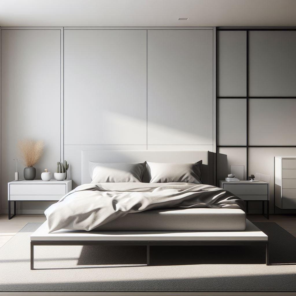 Keep ⁤surfaces clear to enhance the minimalist bedrooms spacious feel