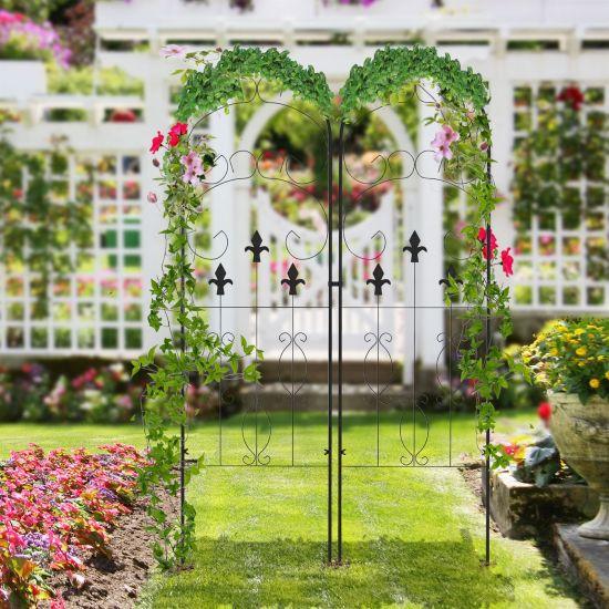 Install a trellis for ⁢climbing plants to add vertical‌ interest⁣ in front yard landscaping