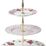 Amazon.com | Royal Albert New Country Roses 3-Tier Cake Stand .