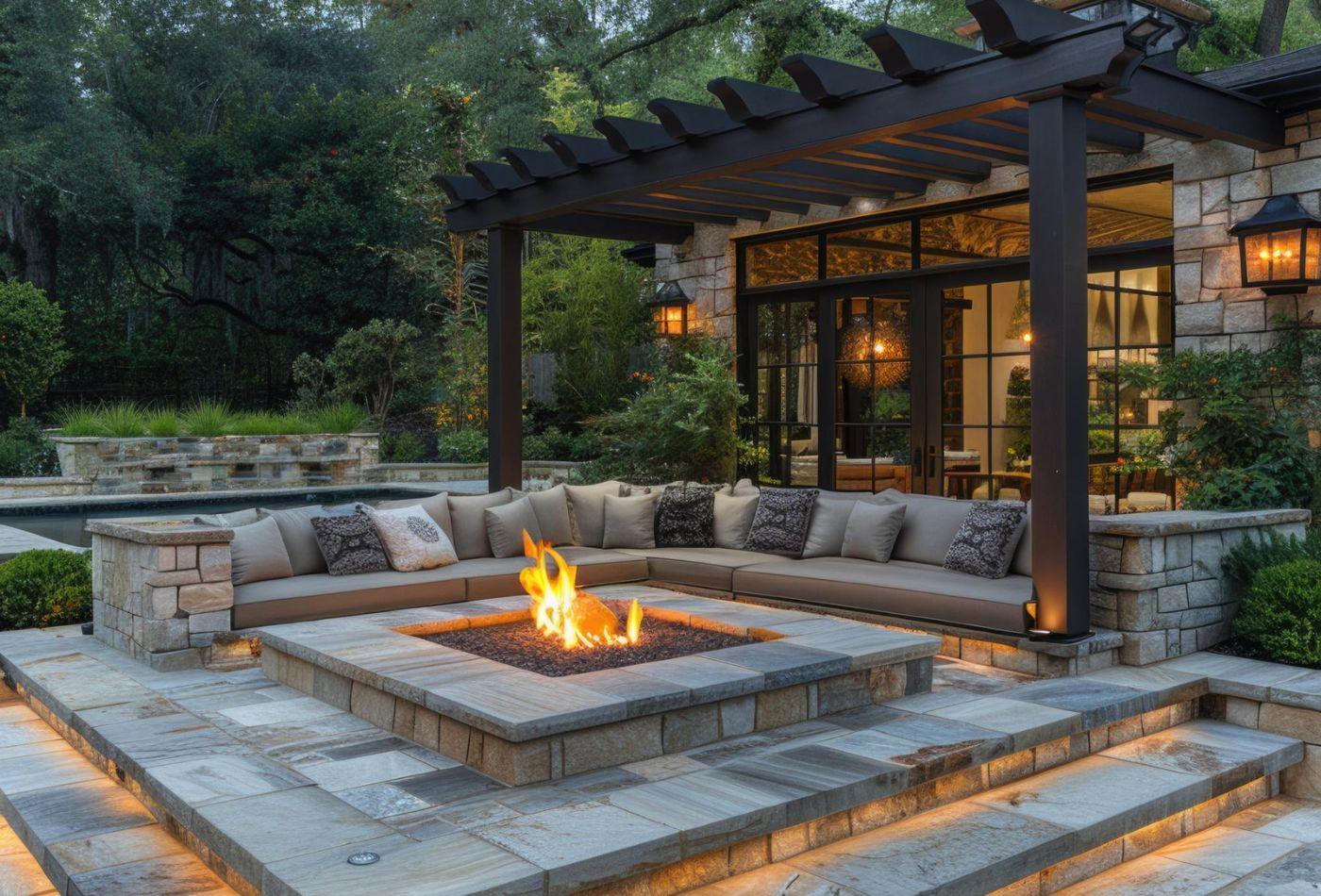 Incorporate a fire‌ pit for warmth and gathering in ⁣your ‌front ⁢yard landscaping