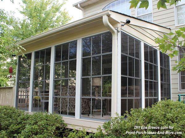 Install‍ glass panels for unobstructed views while enjoying your screened porch