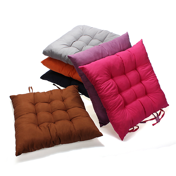 15x15 inch Anti Slip Soft Square Cotton Chair Seat Cushion Pillow .