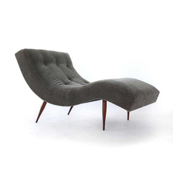 STUNNING Adrian Pearsall Wave Chaise Lounge Chair for Craft | Et