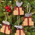 Hay Bale Farmhouse Ornaments | Farmhouse ornaments, Diy christmas .