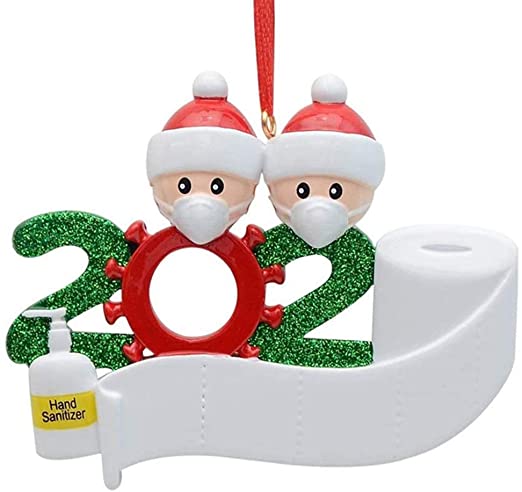 Amazon.com: Hotme 2020 Christmas Ornaments Quarantine Family with .
