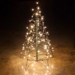 Lighted Warm White LED Outdoor Christmas Tr