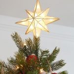 GE 10-in Star Off-White Christmas Tree Topper Lowes.com .