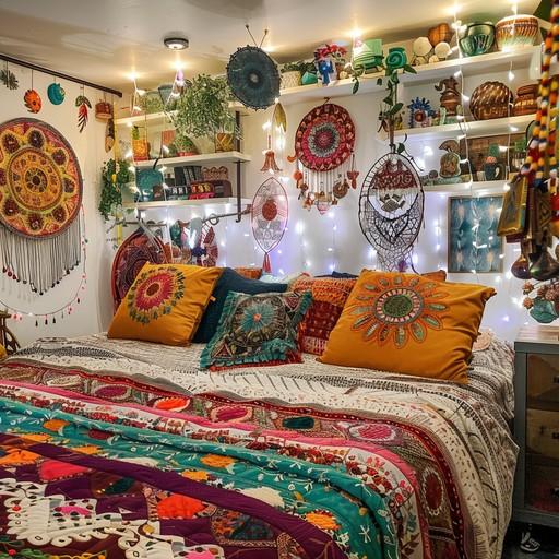 Bohemian Bedroom: Infuse ​vibrant patterns and textures for an⁢ eclectic vibe