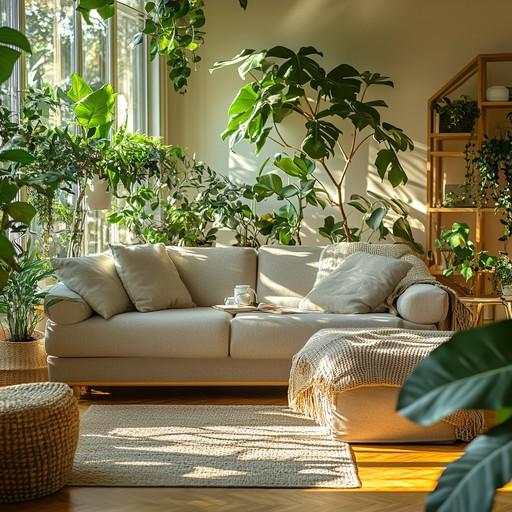 Indoor plants add a touch of​ nature to⁣ your living room space