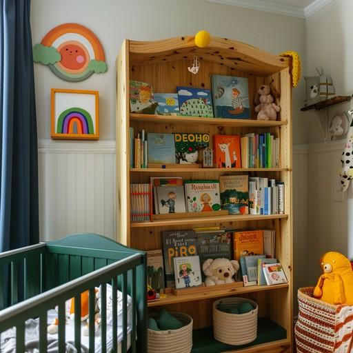 Add a cozy blanket basket in your Nursery Nook