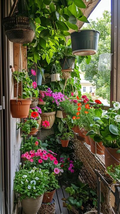 Turn ​your balcony⁤ into an⁣ oasis with a hanging Pallet Garden ‍full of greens