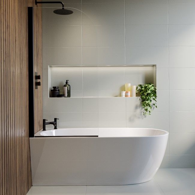 Stylish corner baths