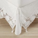 Sweet Crochet Girls' Bed Skirt | Pottery Barn Te