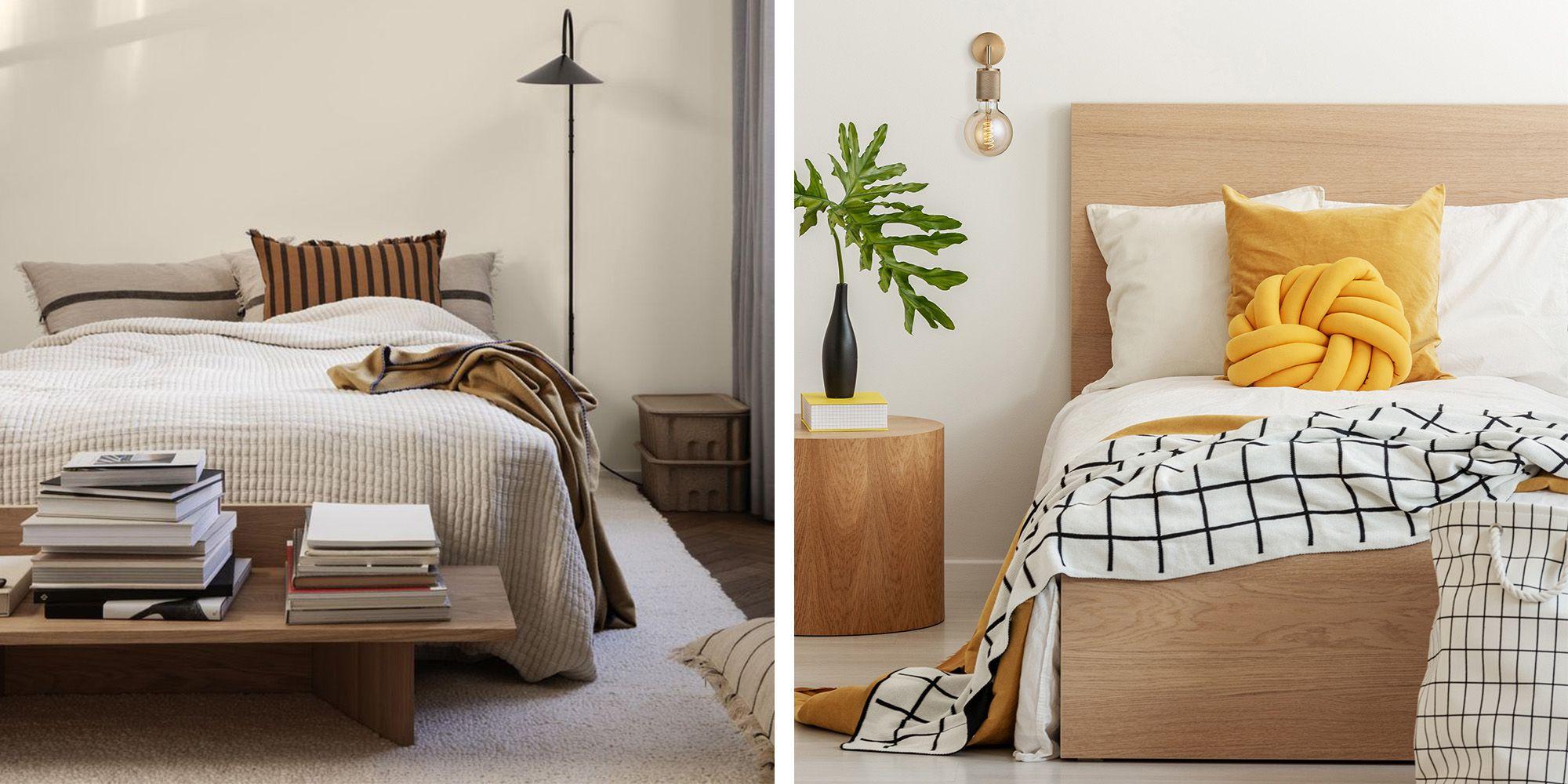 Scandinavian Bedroom: Prioritize functionality​ and simplicity with ​natural textures