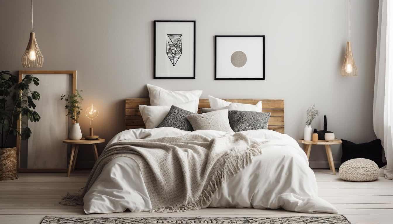 Scandinavian Bedroom: Achieve simplicity with functional‌ designs ‌and cozy atmospheres