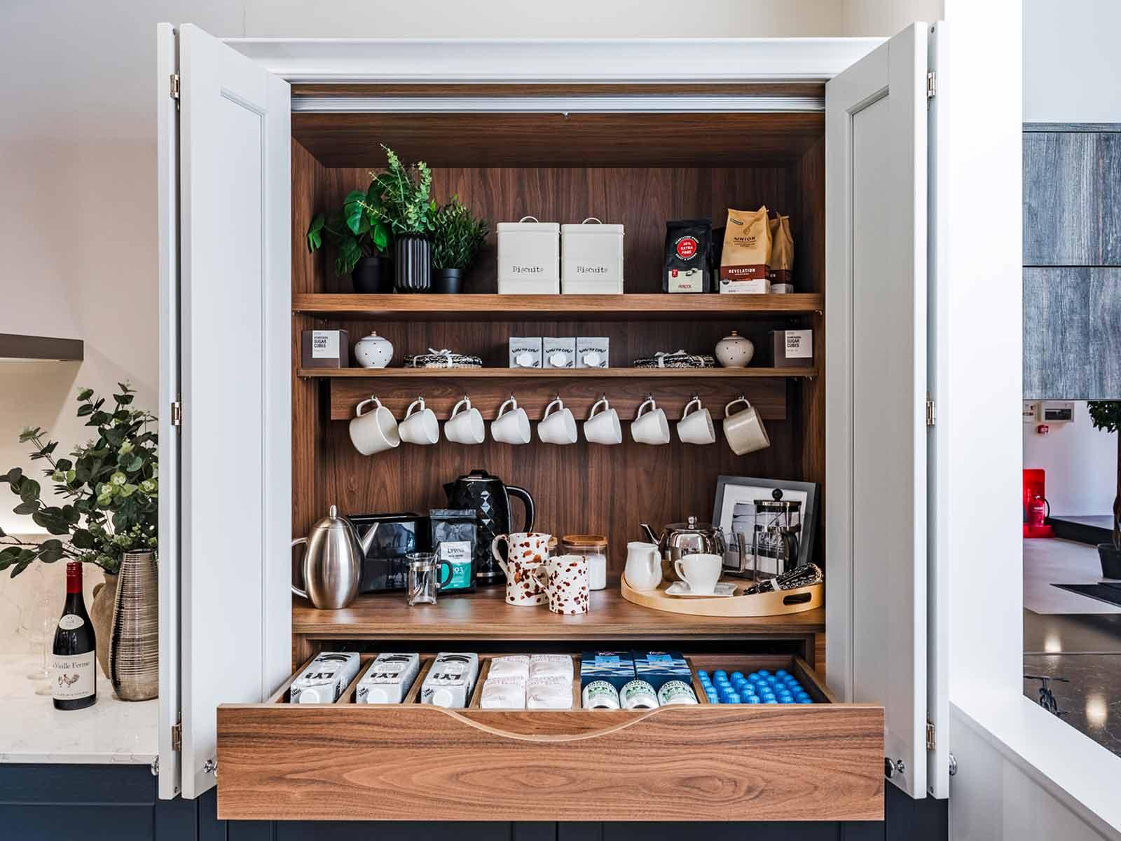 Custom cabinetry maximizes storage and aesthetics in your dream eat-in kitchen