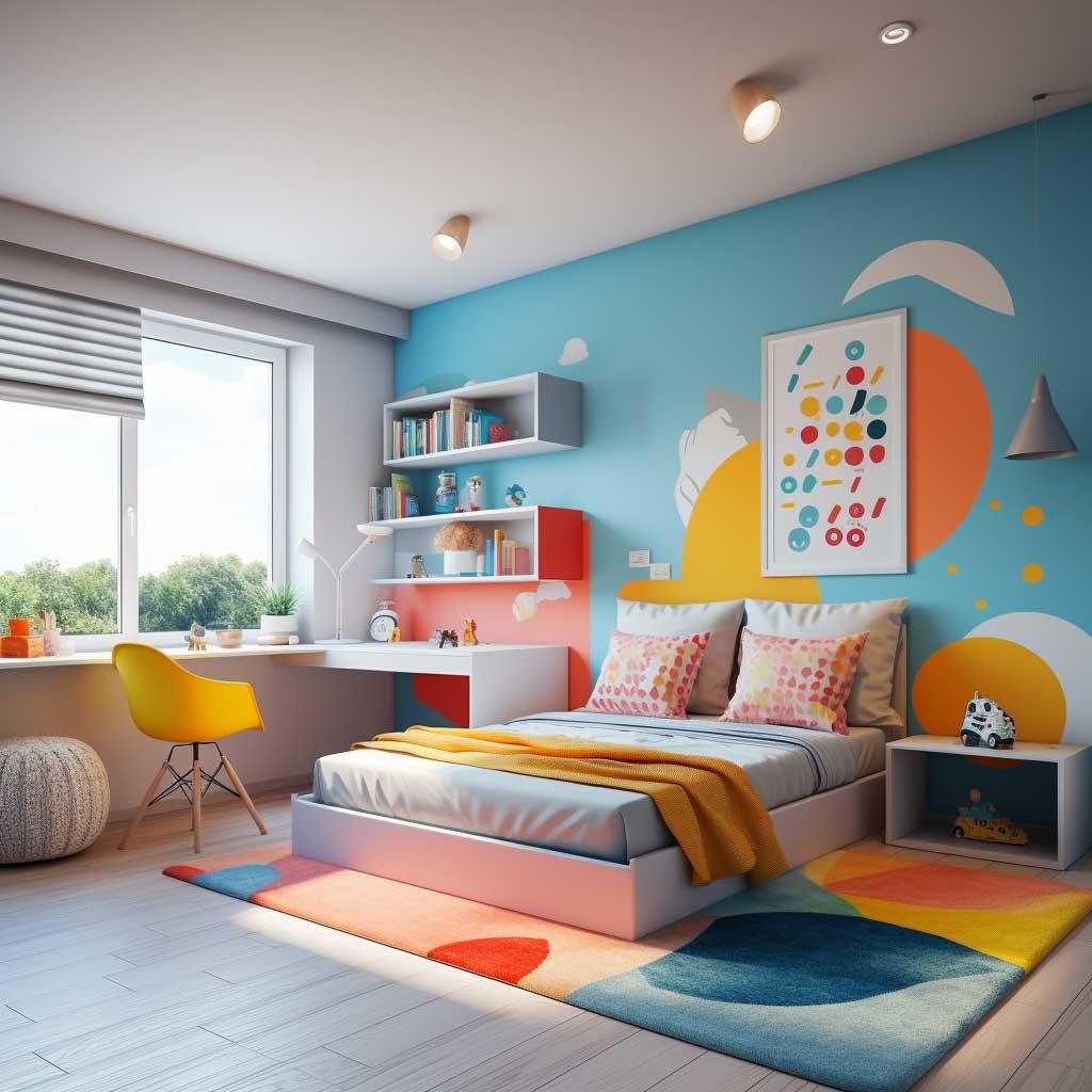 Kids Bedroom: Fun themes and vibrant colors for‌ imaginative playtime