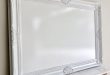 Decorative WHITEBOARD Framed Dry Erase Board Distressed White | Et