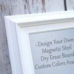 MAGNET BOARDS for Sale Decorative White Framed Magnetic Board Dry .