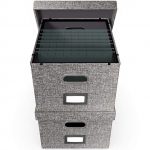 Amazon.com : File Boxes for Hanging Files | Decorative Filing .