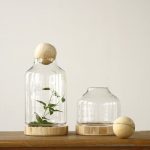 2-inch Unfinished Round Wood Ball Lids for glass vase,decorative .