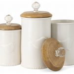 Trisha Yearwood Bluebird Ceramic Canisters, Set of 3 .