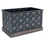 Household Essentials® Decorative Metal Storage Bin | Bed Bath & Beyo