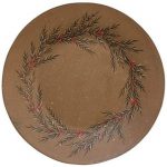 Amazon.com | Decorative Plates Pine Wreath Plate American as Apple .