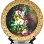 Amazon.com: ZHAMS 10'' Ceramic Decorative Plate, Art Decoration (B .
