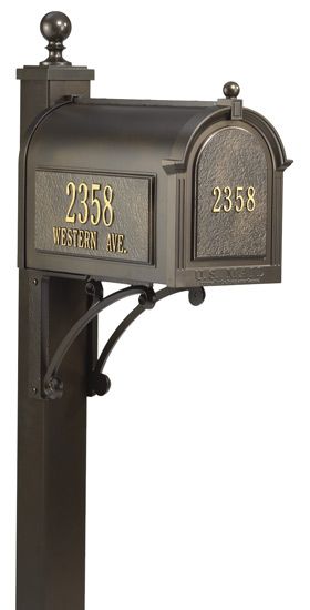 Whitehall Custom Mailbox and Post Package | Residential mailboxes .