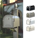 Coronado Mailbox with Decorative Post by Architectural Mailbox