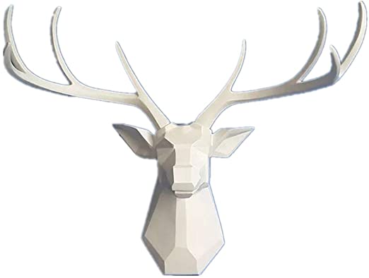 Amazon.com: Deer Head Wall Decor - Faux Taxidermy Animal Head Wall .