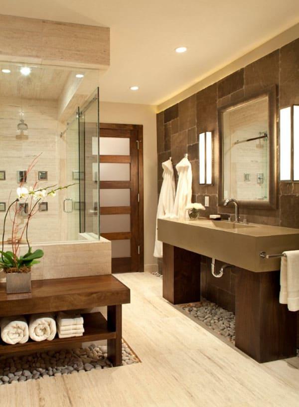 Use ‌natural elements like stone or wood for ‍an organic eclectic bathroom feel