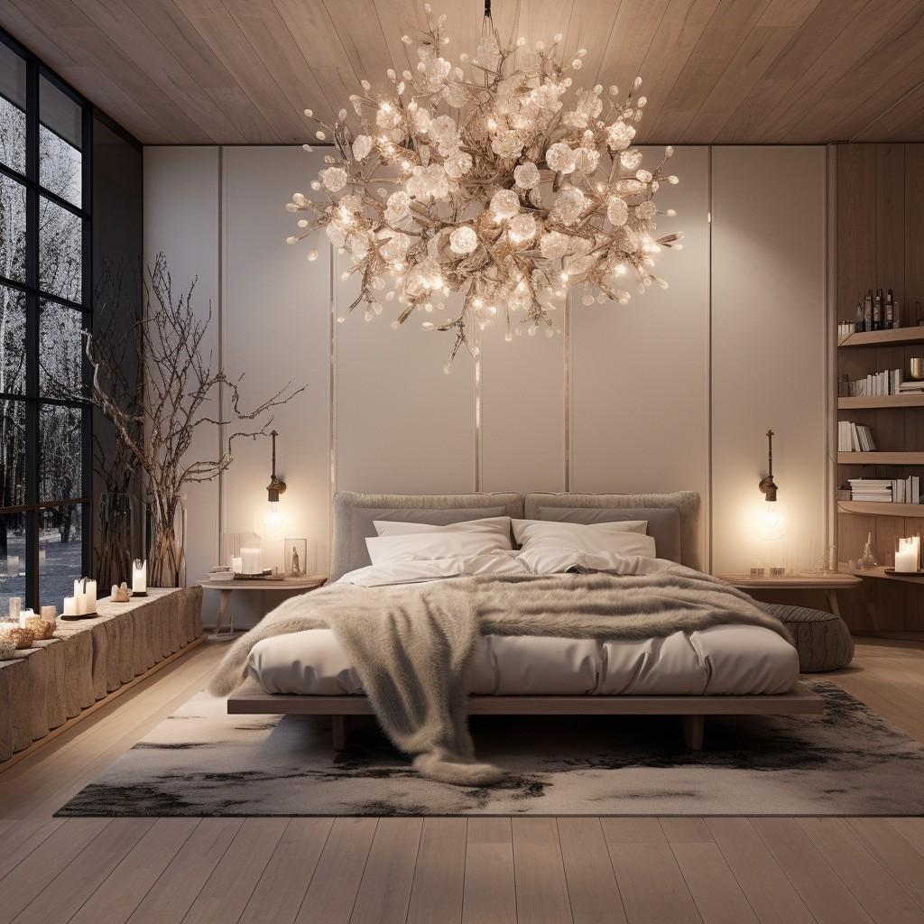 Statement ‍Lighting Bedroom ‌Trend: Illuminate your space with oversized⁣ or⁣ unique ⁤fixtures