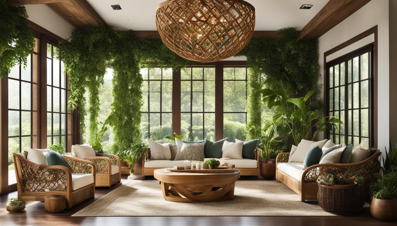 Biophilic⁣ design brings nature indoors, enhancing living room tranquility