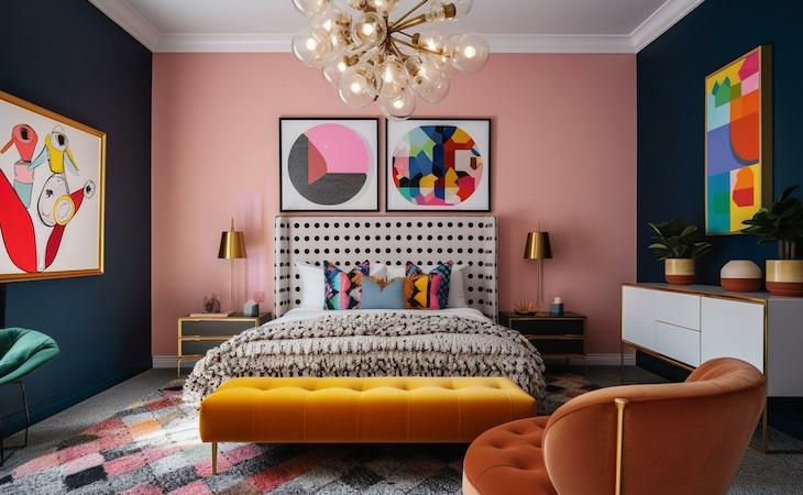 Retro Bedroom: Incorporate bold patterns and⁣ funky furniture from ‌the‌ past