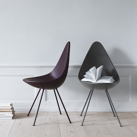 Fritz Hansen – Drop chair plastic shell – design Arne Jacobs