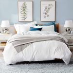 Amazon.com: Bedsure White Washed Duvet Cover Set 90x90 Full Queen .